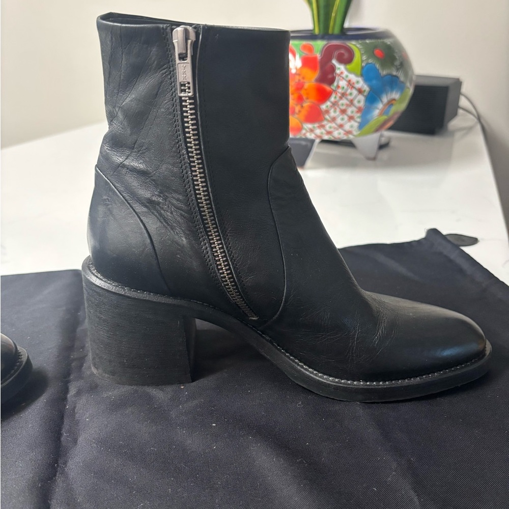 Vero Cuoio Black Leather Men's Boots